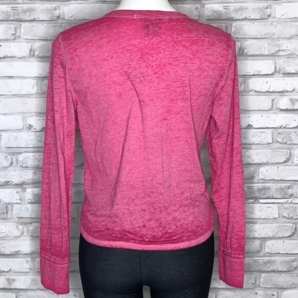 American Rag v neck pink knot top, NWT, large - Picture 6 of 8